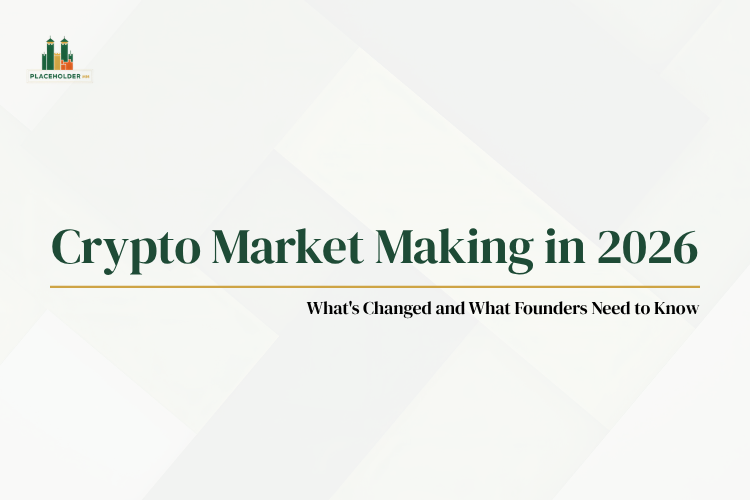 Crypto market making 2026 what has changed