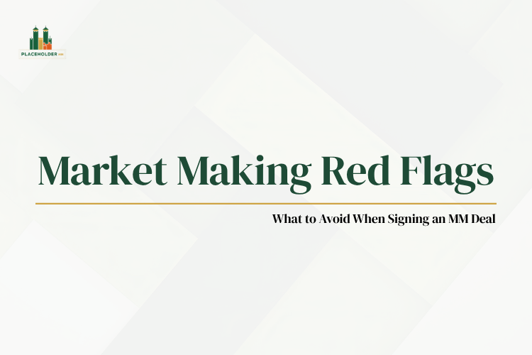 Market making red flags checklist for token founders
