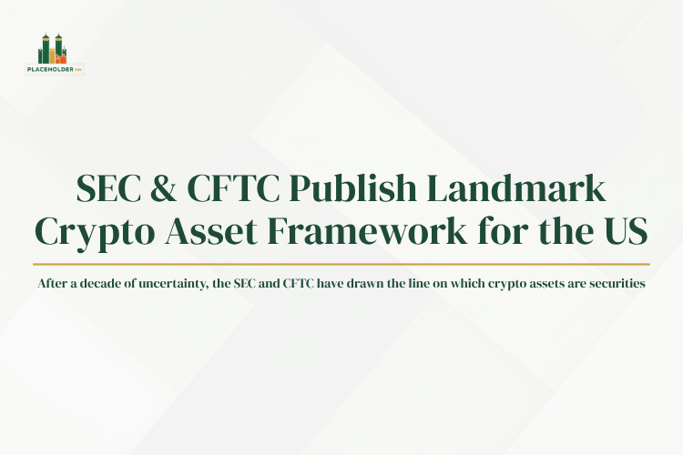 SEC & CFTC Crypto Framework 2026